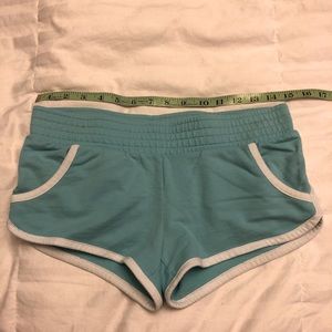 Teal lounge shorts